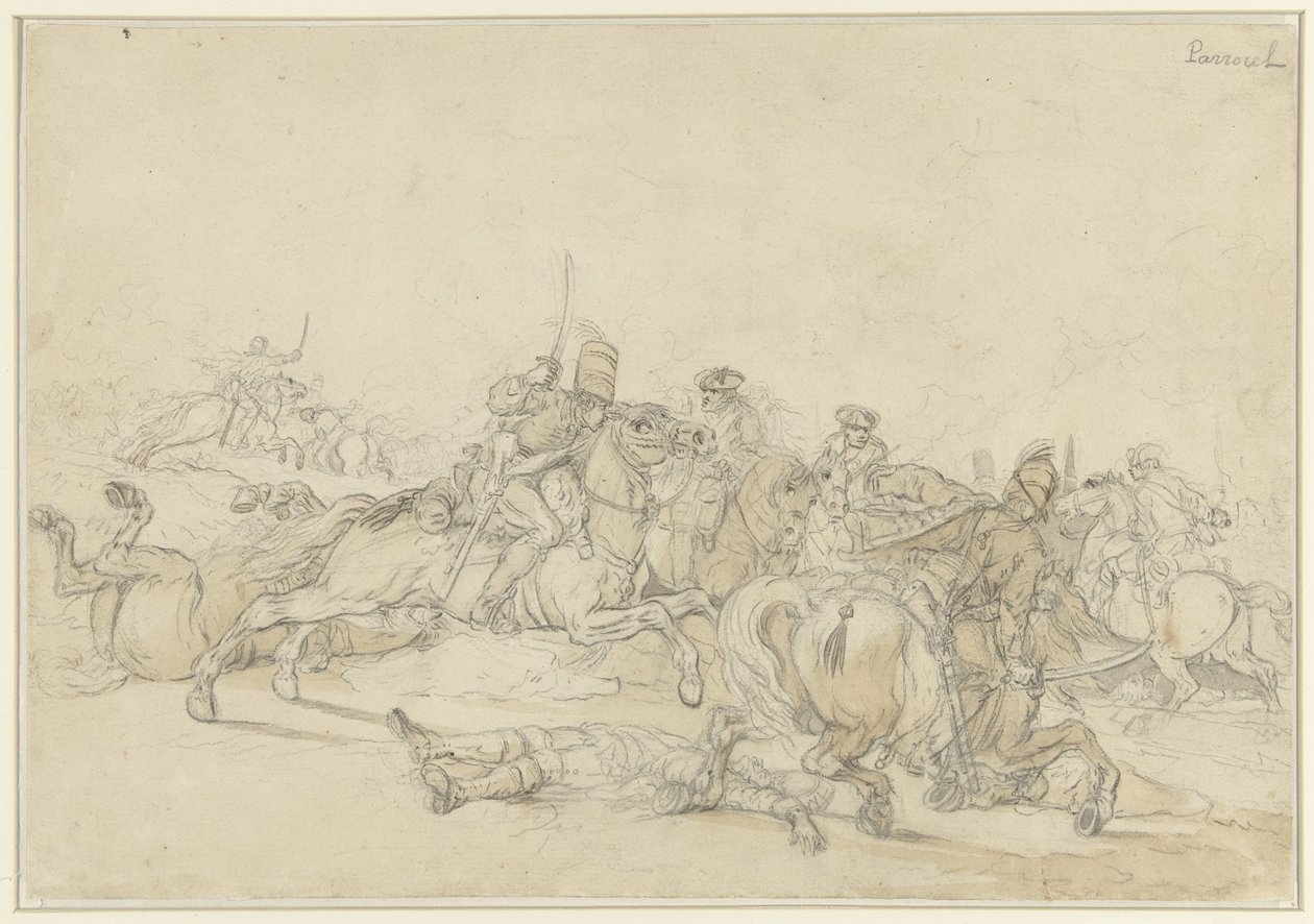 Reiterkampf von Charles Parrocel