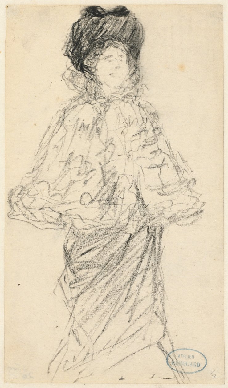 Stehende Frau, um 1900 von Charles Paul Renouard