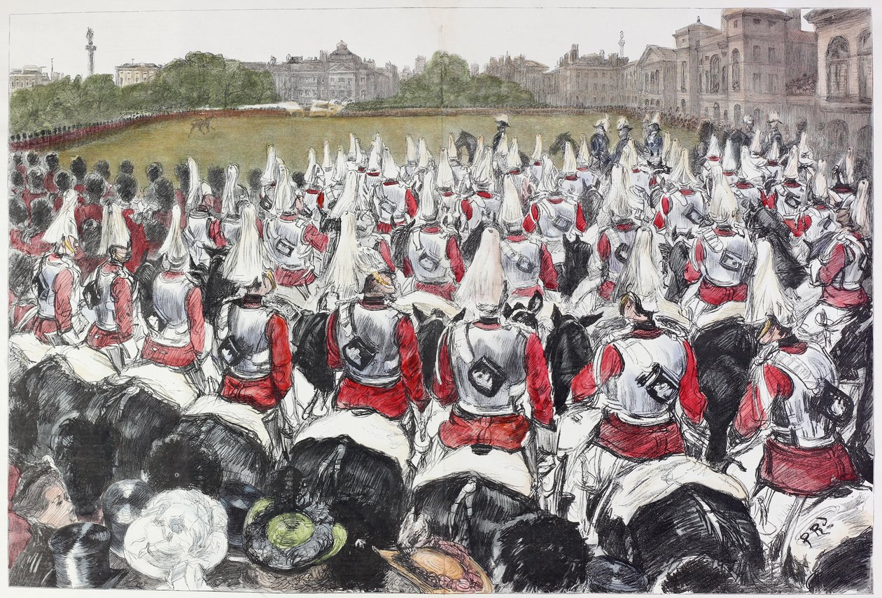 Der Geburtstag der Königin in London von Charles Paul Renouard