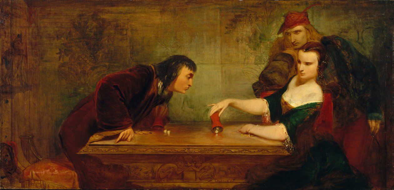 Der letzte Wurf (ca. 1840) von Charles Robert Leslie