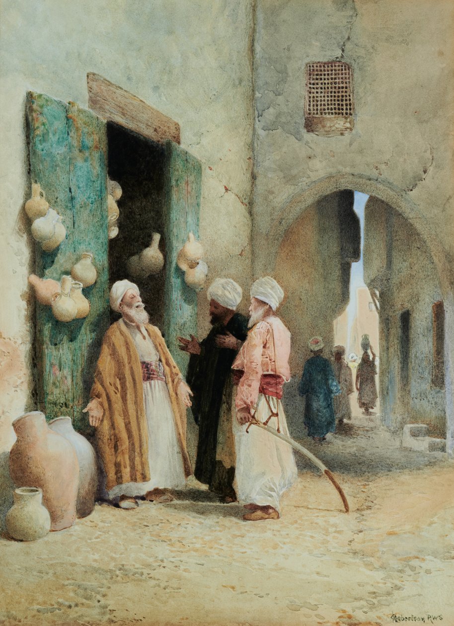 Ein Streit in Kairo von Charles Robertson