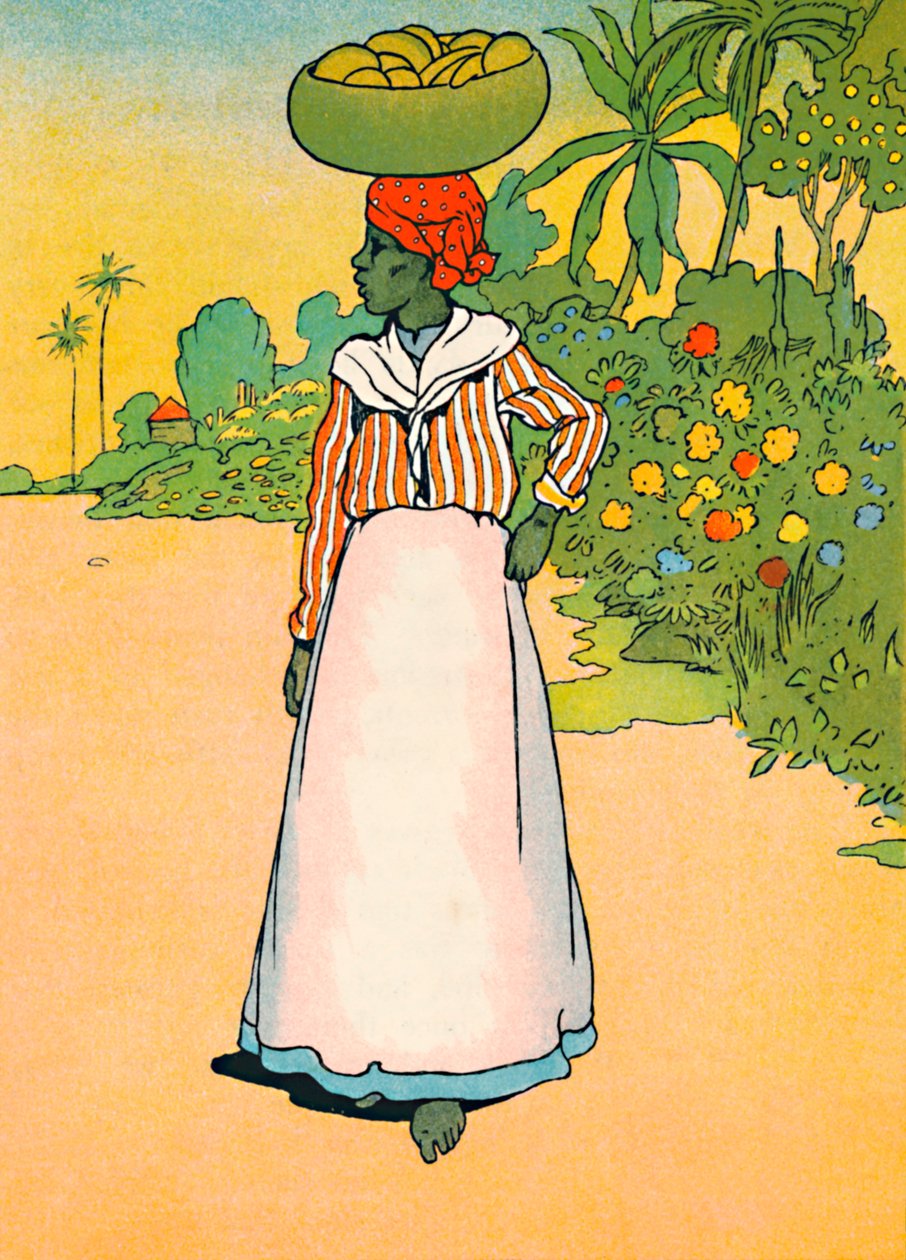 Eine Straße in Jamaika, 1912 von Charles Robinson