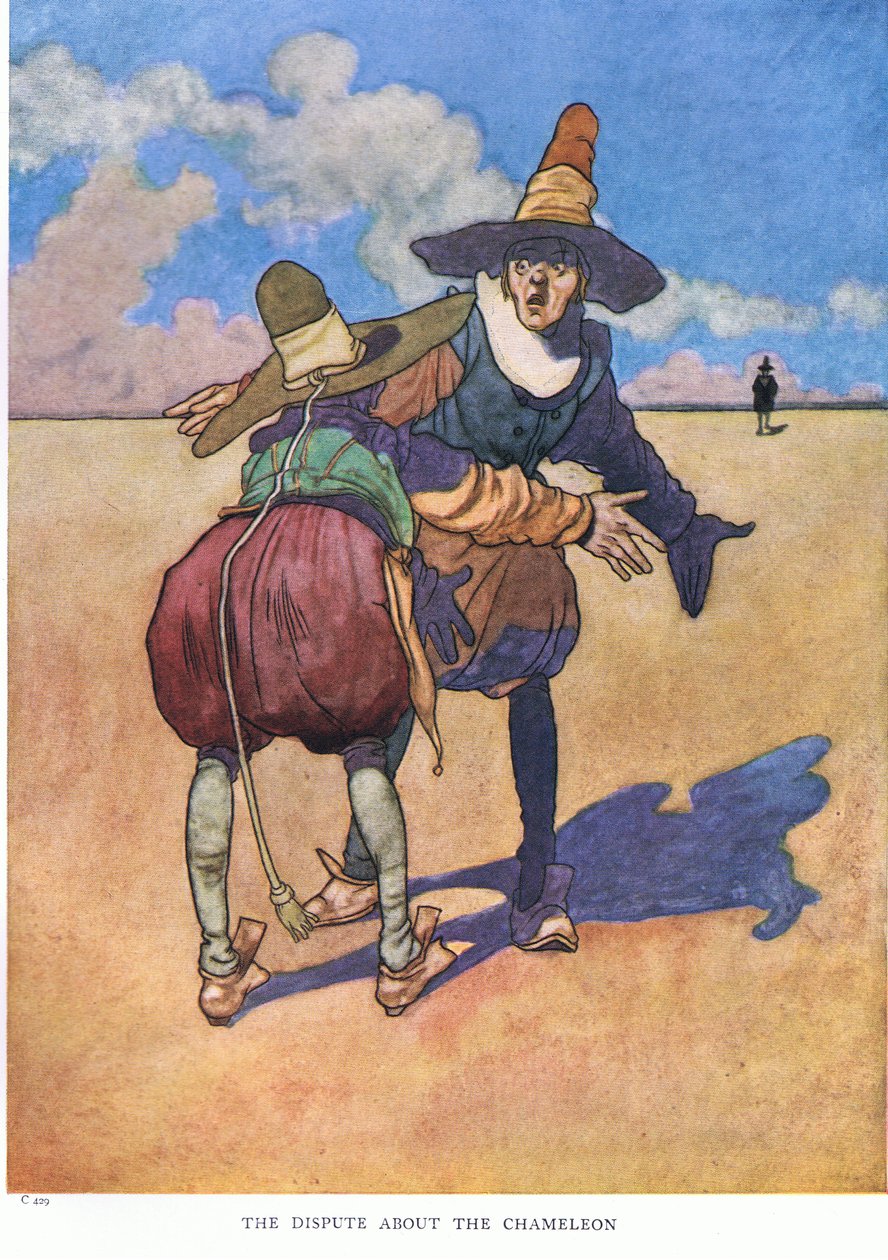 Der Streit über das Chamäleon von Charles Robinson