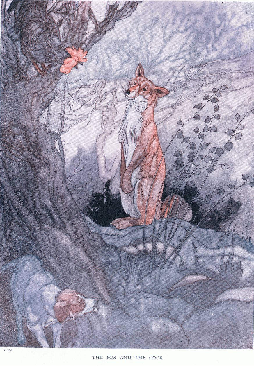 Der Fuchs und der Hahn von Charles Robinson