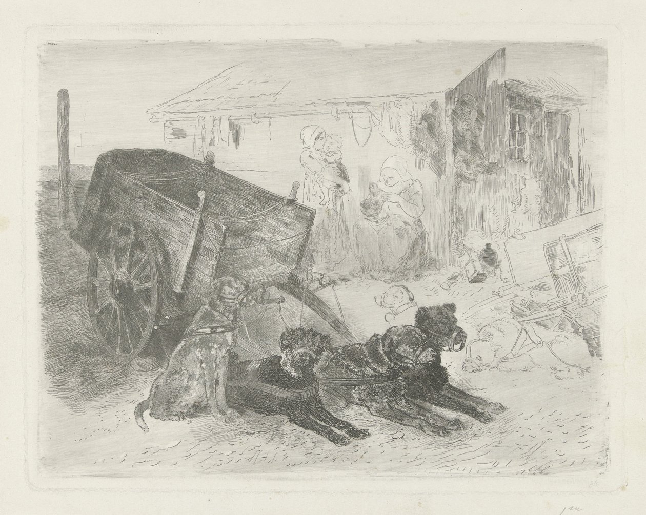 Der Hundekarren von Charles Rochussen