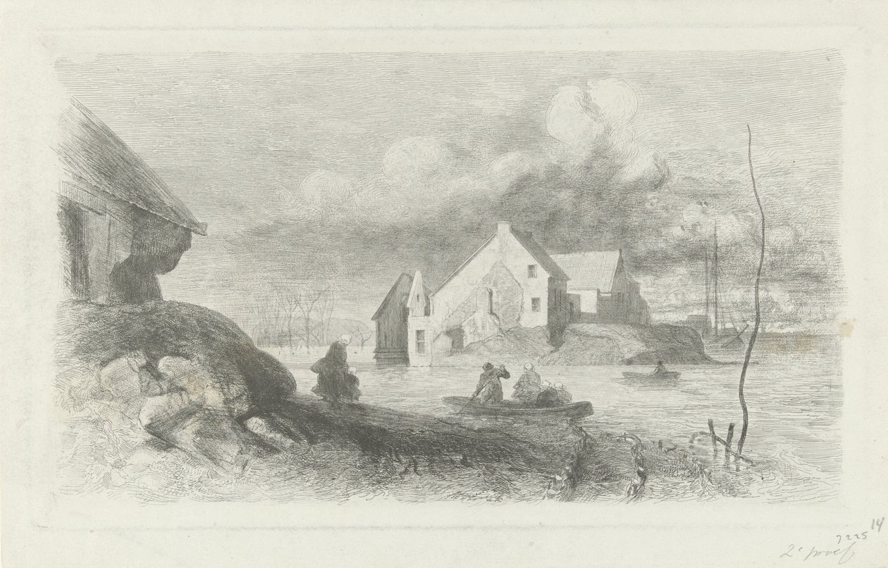 Überschwemmung in Lith von Charles Rochussen