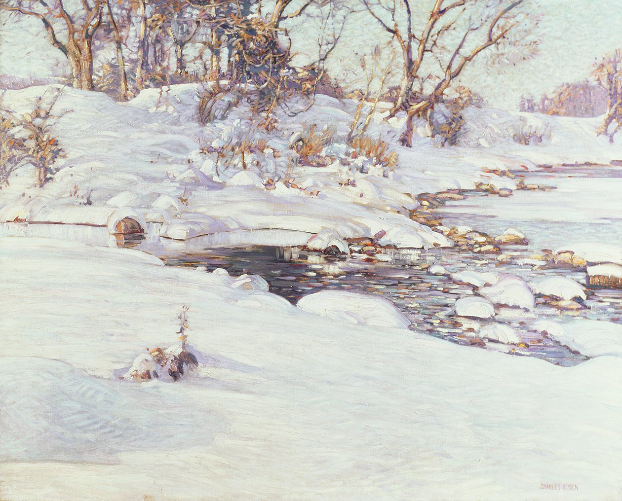 Wintersonnenlicht von Charles Rosen