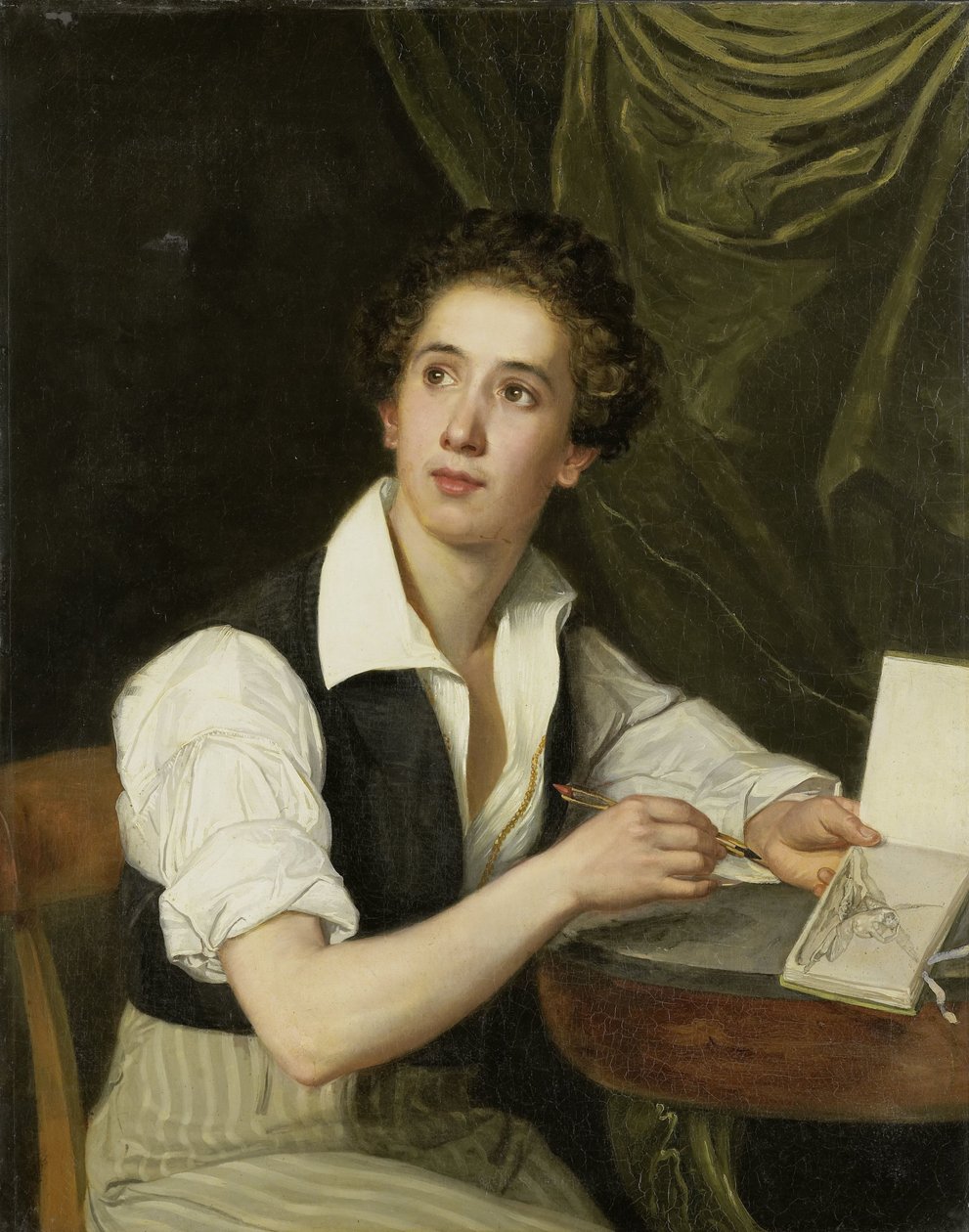Selbstporträt von Charles Saligo