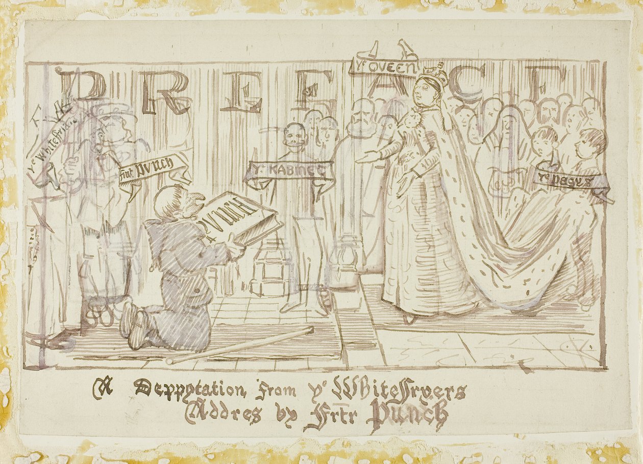Eine Abordnung der Whitefriars von Charles Samuel Keene