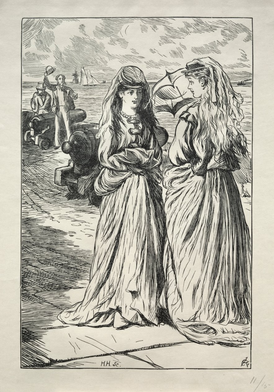 Lady Nelly - die Kokette von Charles Samuel Keene