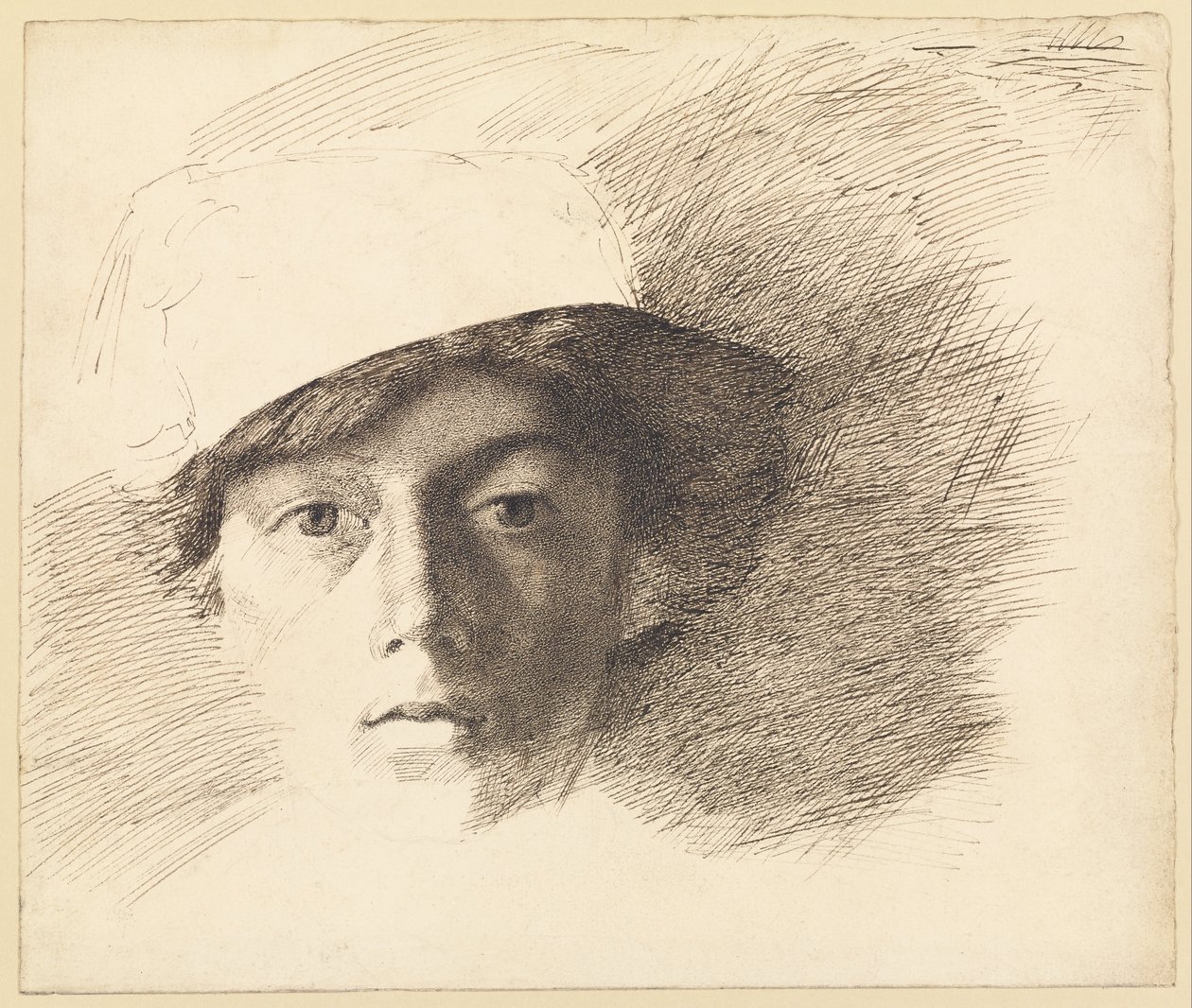 Selbstporträt von Charles Samuel Keene