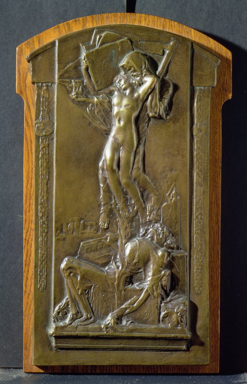 Tod und das Mädchen, ca. 1911-12 von Charles Sergeant Jagger