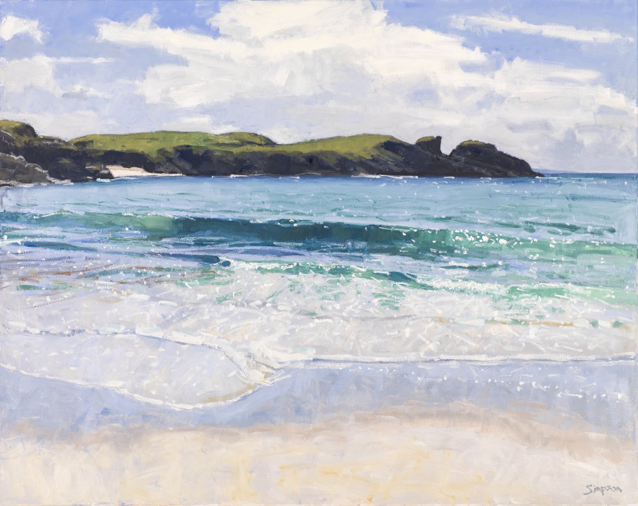 Clachtoll Meer, 2017 von Charles Simpson