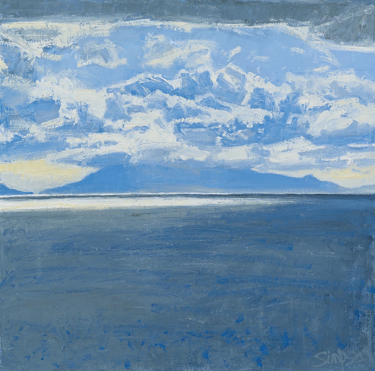 Dunkles Meer, Rum, 2015 von Charles Simpson
