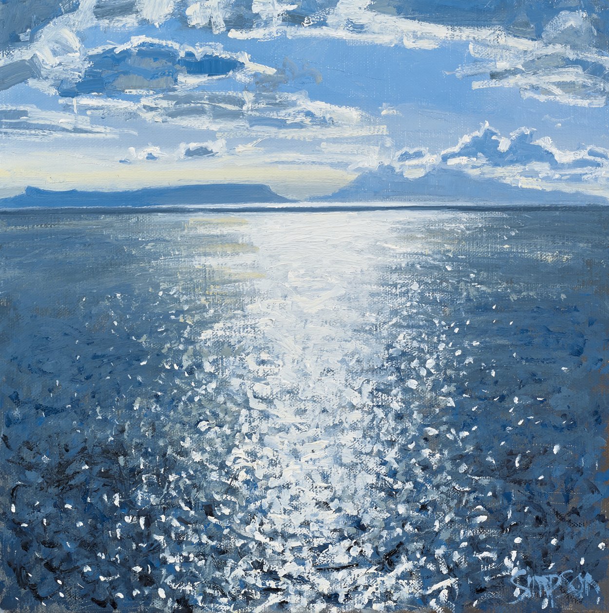 Eigg & Rum Abend, 2014 von Charles Simpson