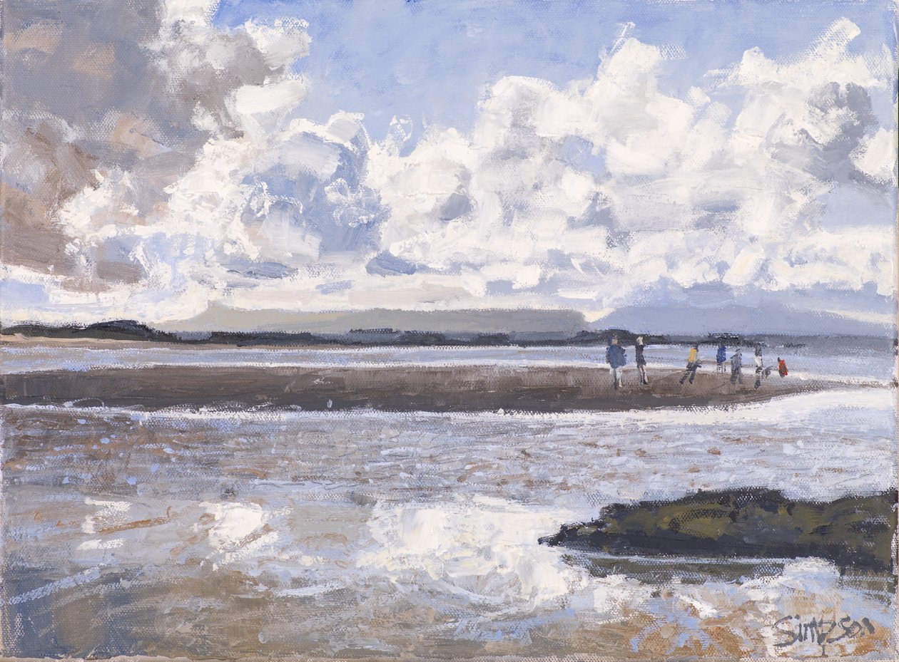 Am Strand von Charles Simpson