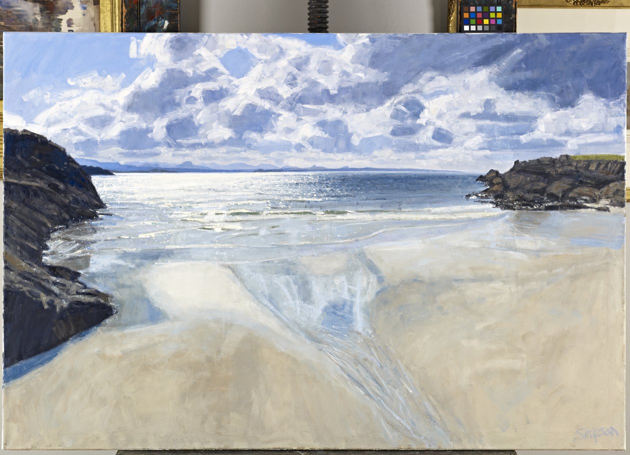 Süden, Achiltibuie Distant, 2011 von Charles Simpson