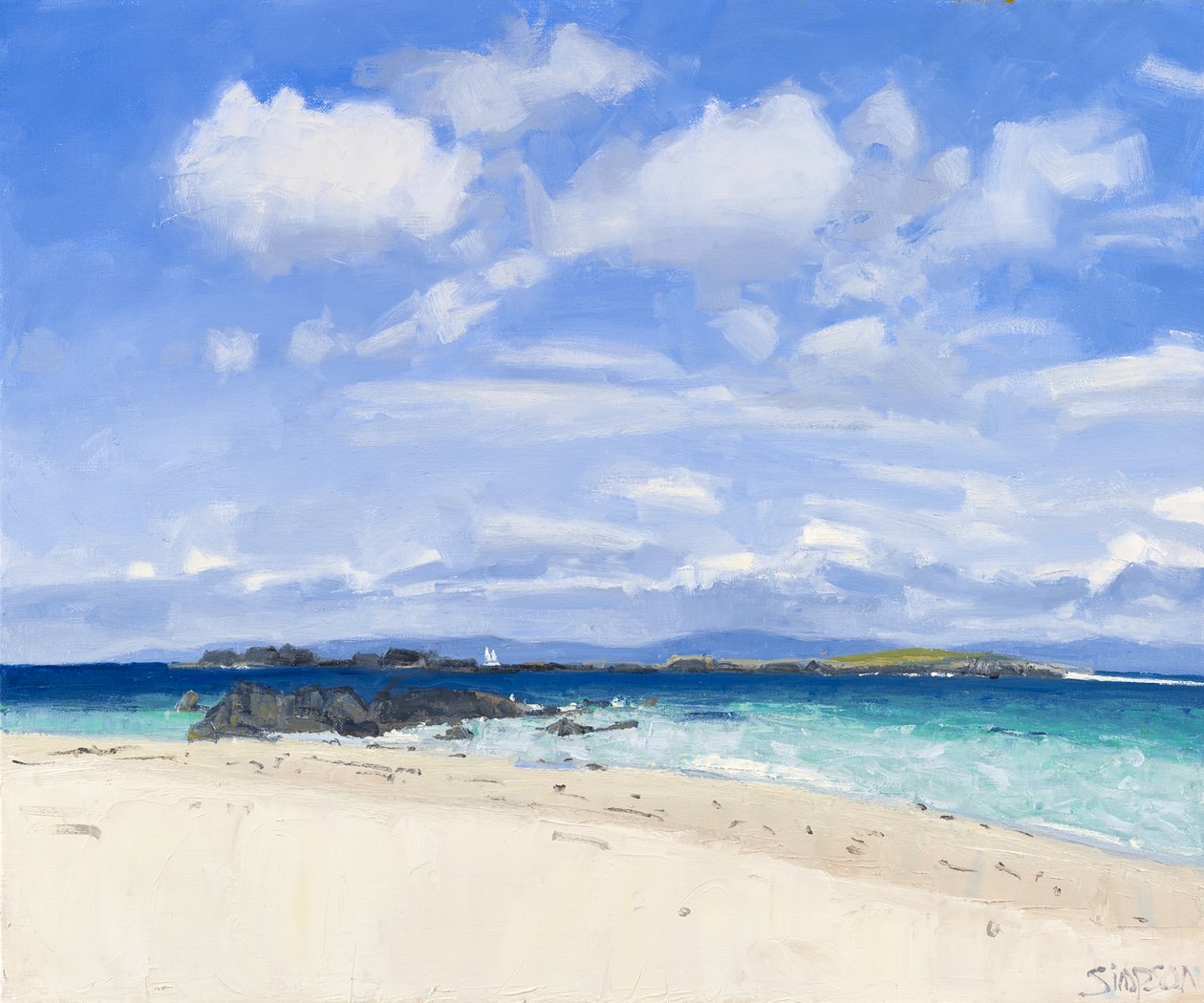 Sommerhimmel, Iona von Charles Simpson