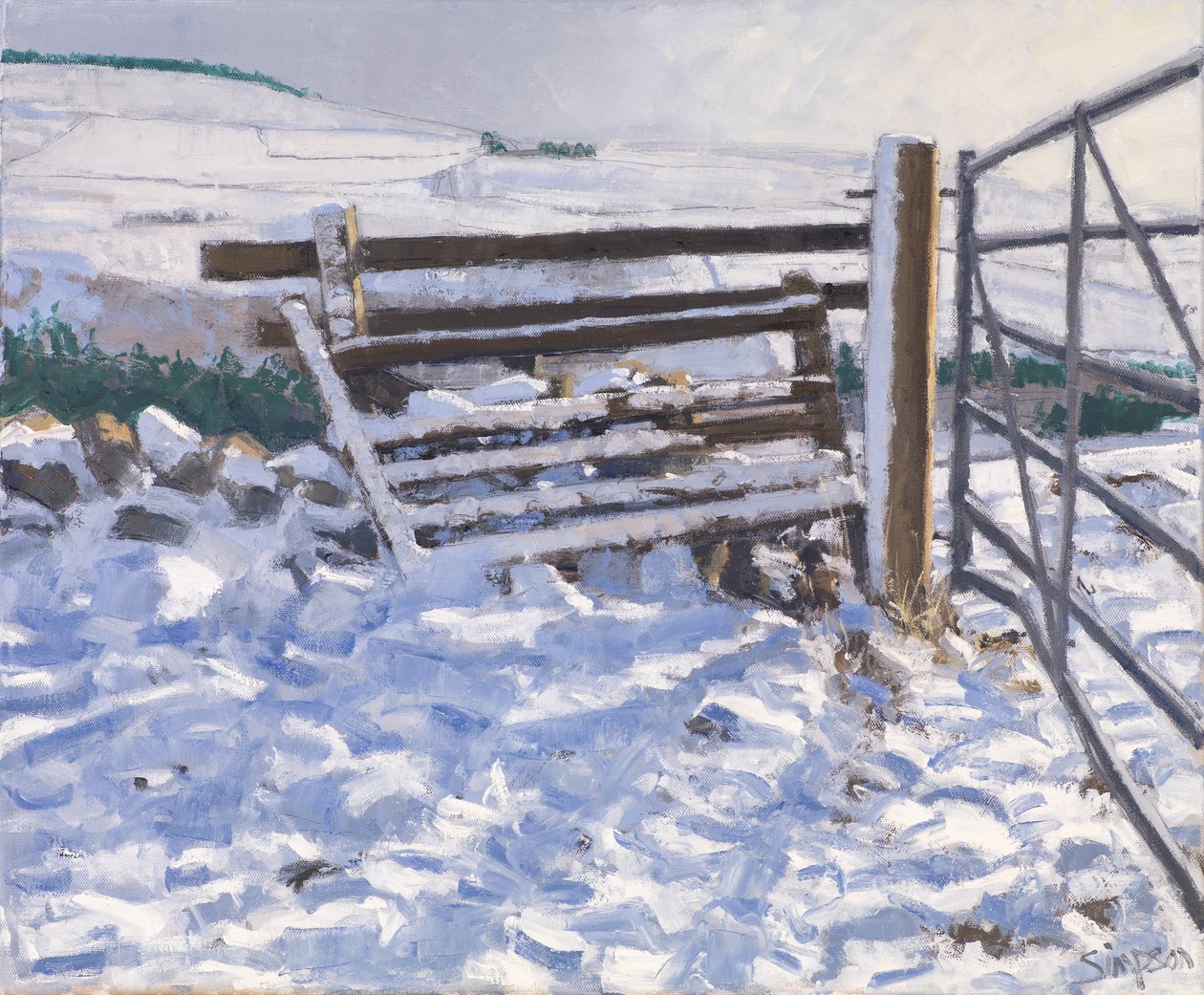 Wintertor, 2017 von Charles Simpson