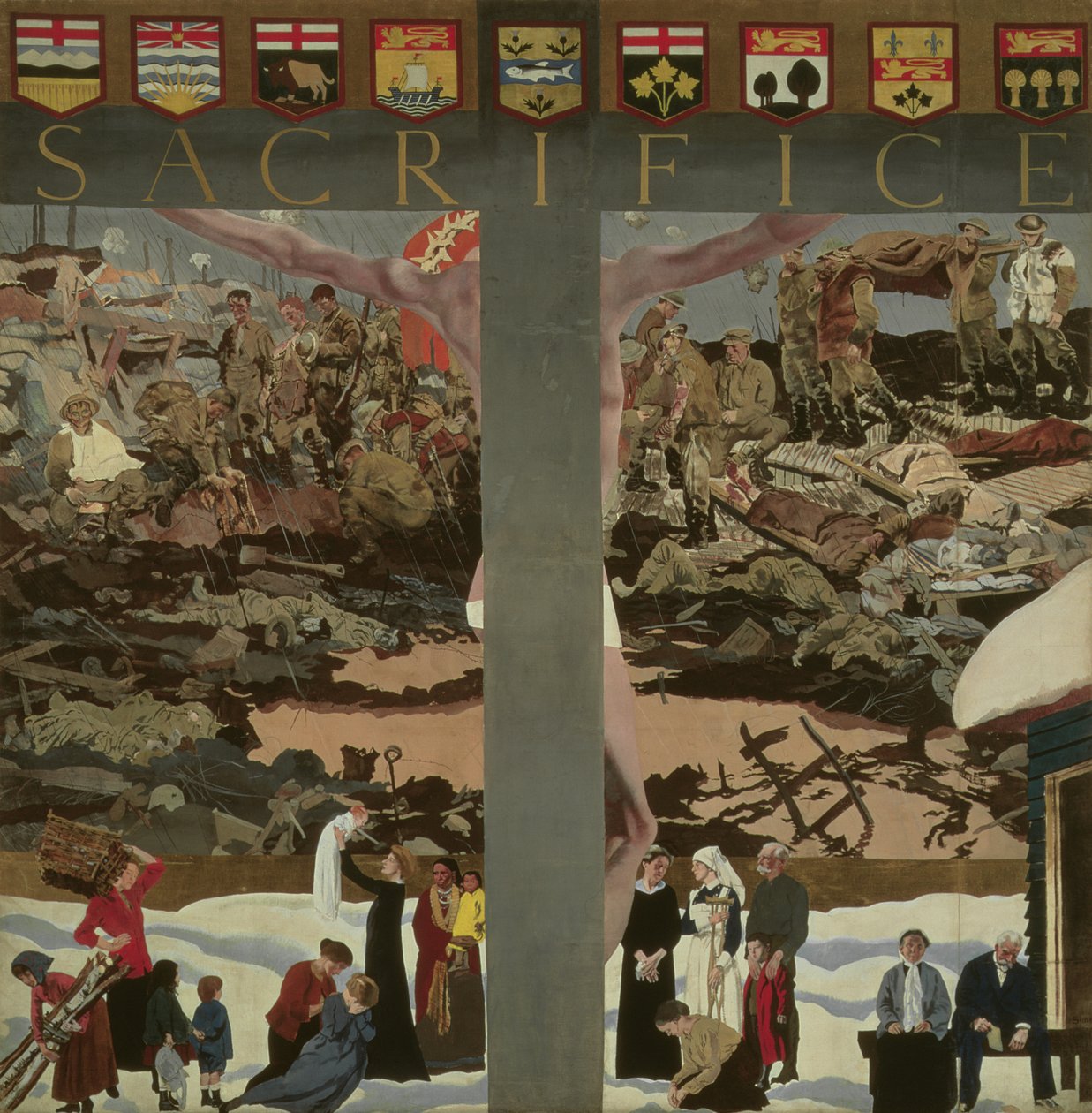 Opfer, um 1918 von Charles Sims