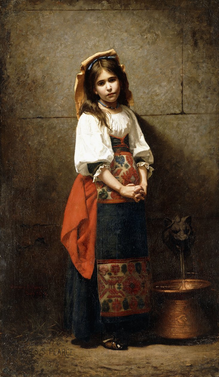 Die Italienerin von Charles Sprague Pearce