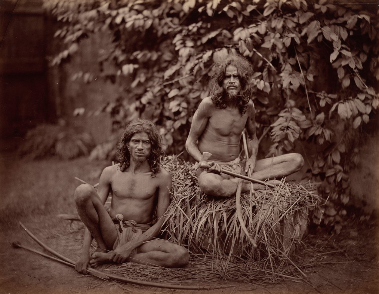 Veddahs, um 1870 von Charles T Scowen & Co