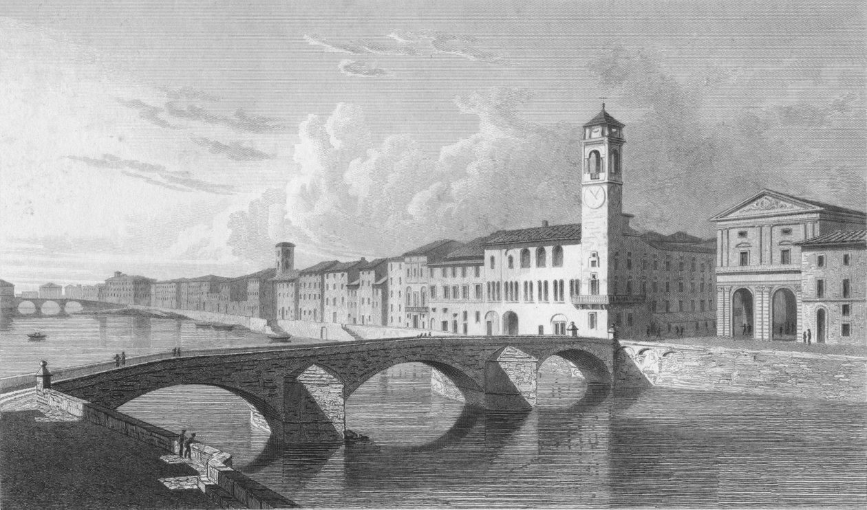 Pisa, 1818 von Charles Theodosius Heath