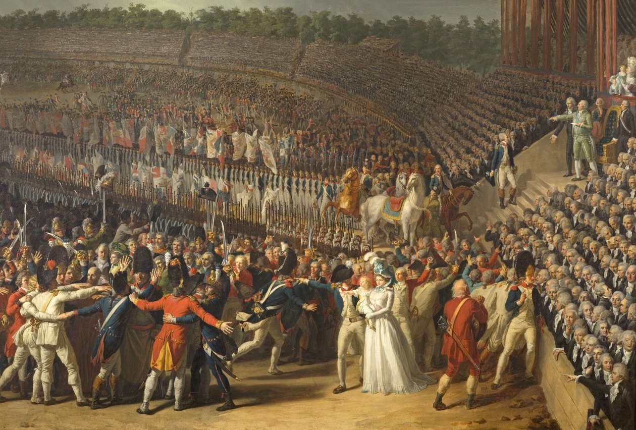 Fest der Föderation, 14. Juli von Charles Thevenin
