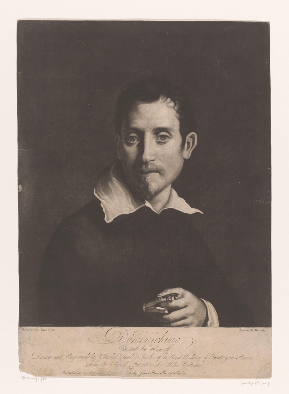 Porträt von Domenichino von Charles Townley