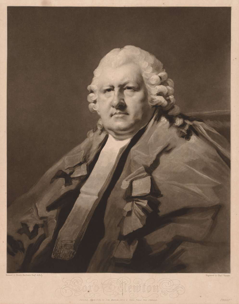 Lord Newton von Charles Turner