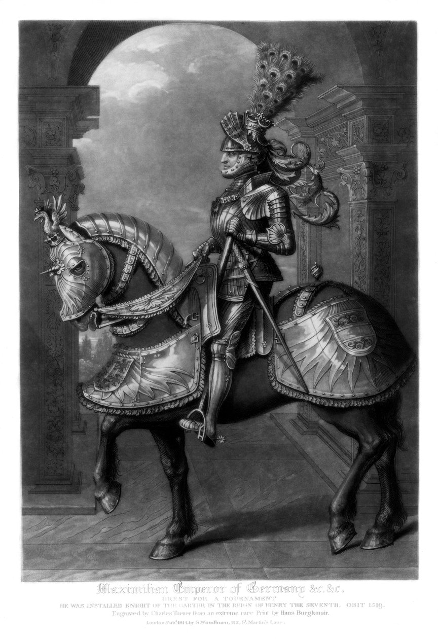 Maximilian I., Heiliger Römischer Kaiser, 1816 von Charles Turner