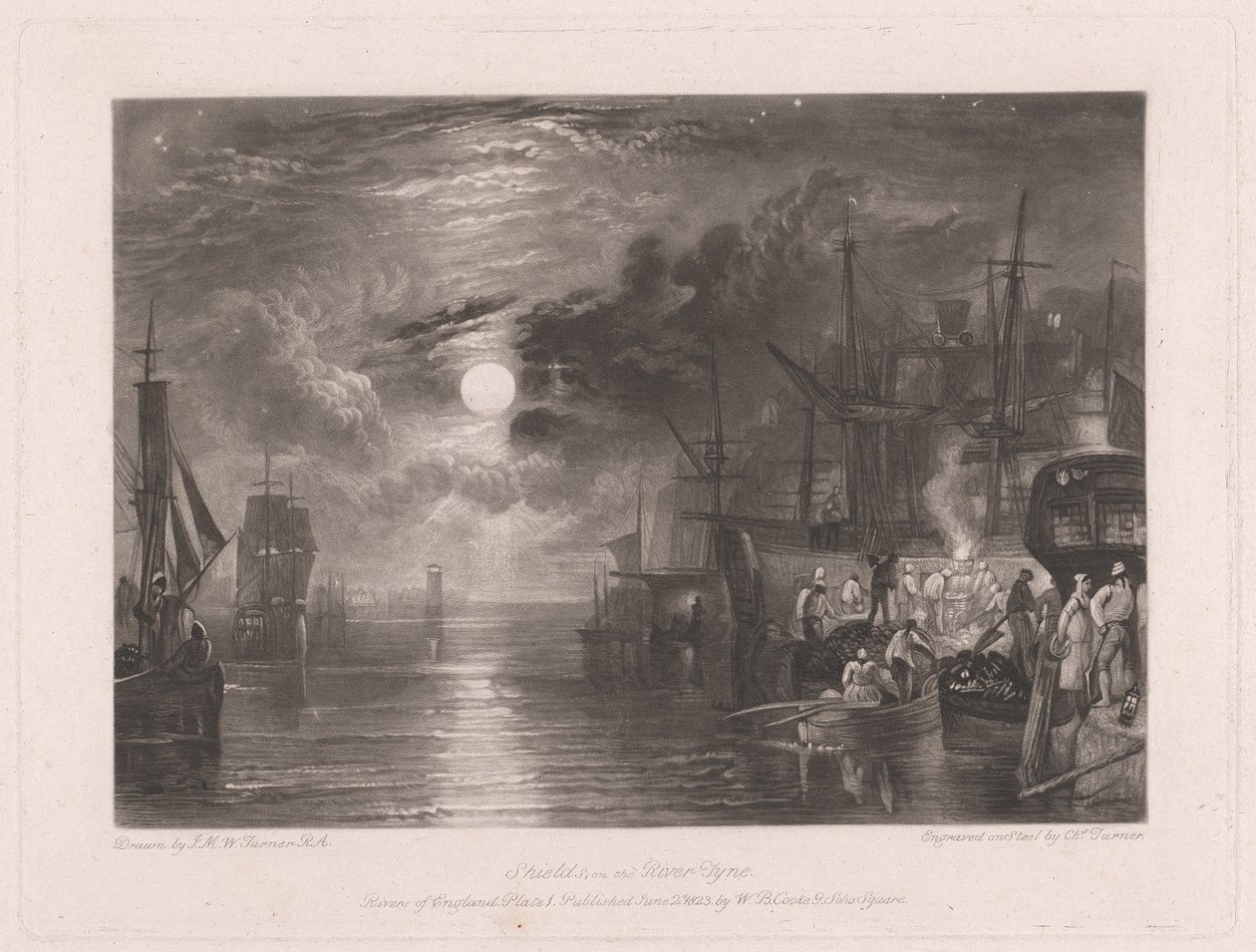 Schilde, am Fluss Tyne von Charles Turner