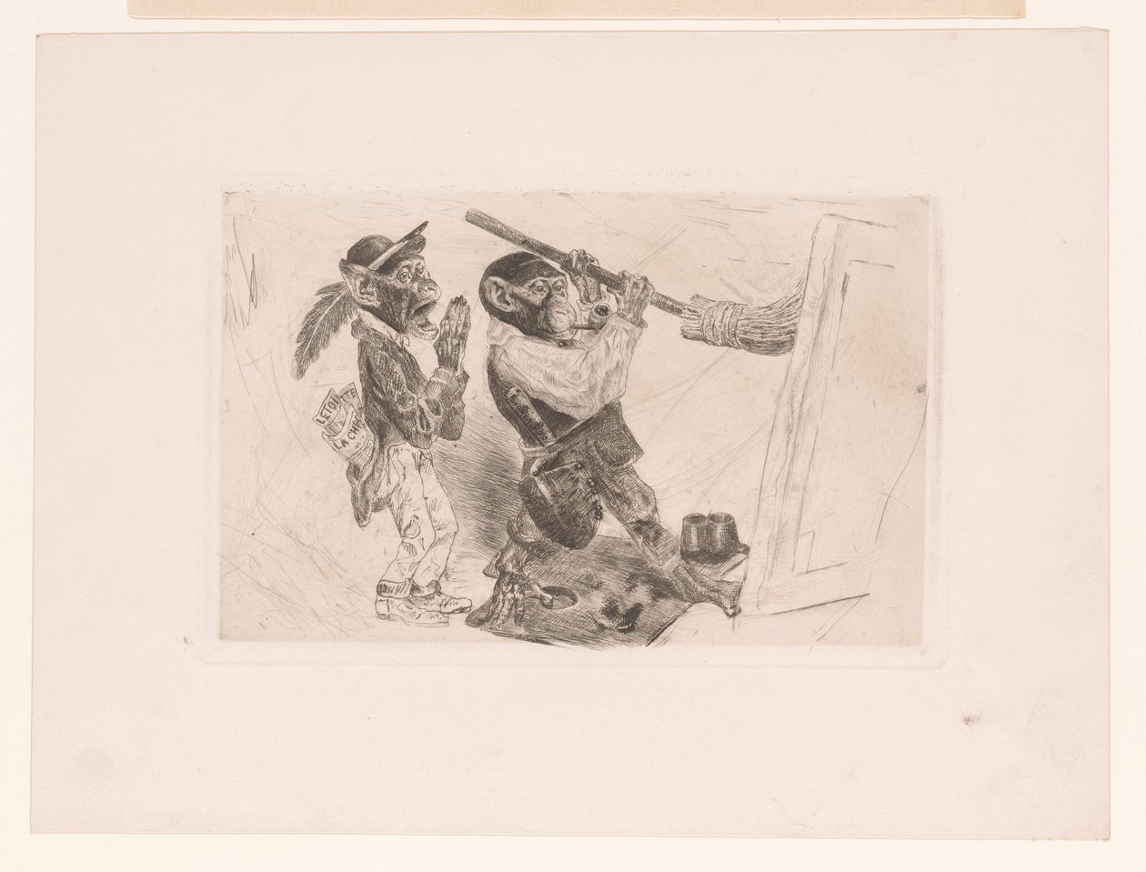 Malender Affe von Charles Verlat