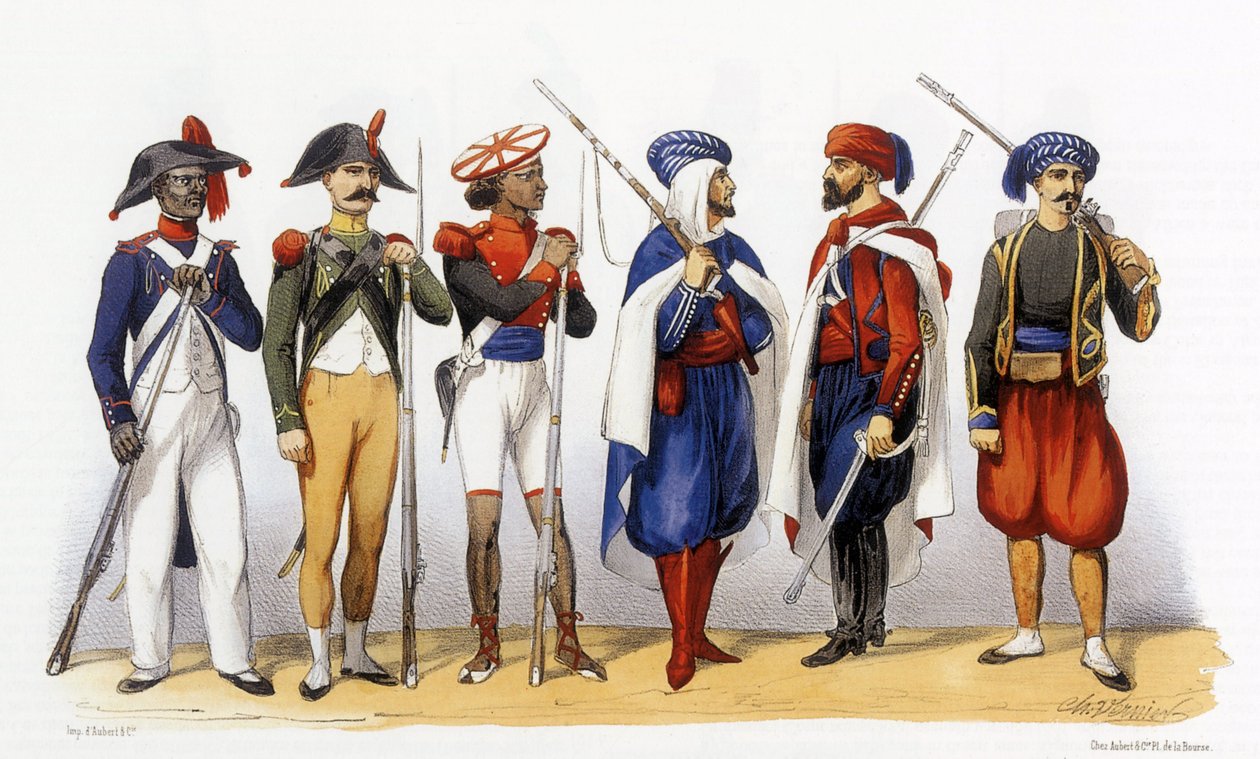 Uniformen der französischen Kolonialarmee von Charles Vernier