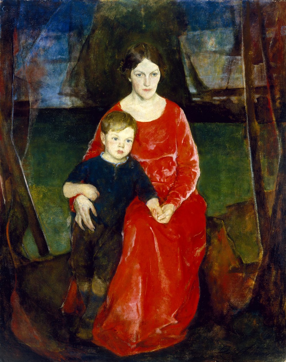 Amerikanische Mutterschaft, 1922 von Charles Webster Hawthorne