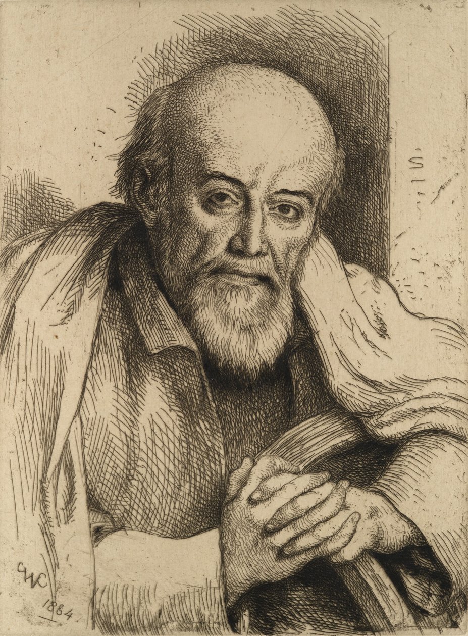Porträt von Samuel Palmer, 1884 von Charles West Cope