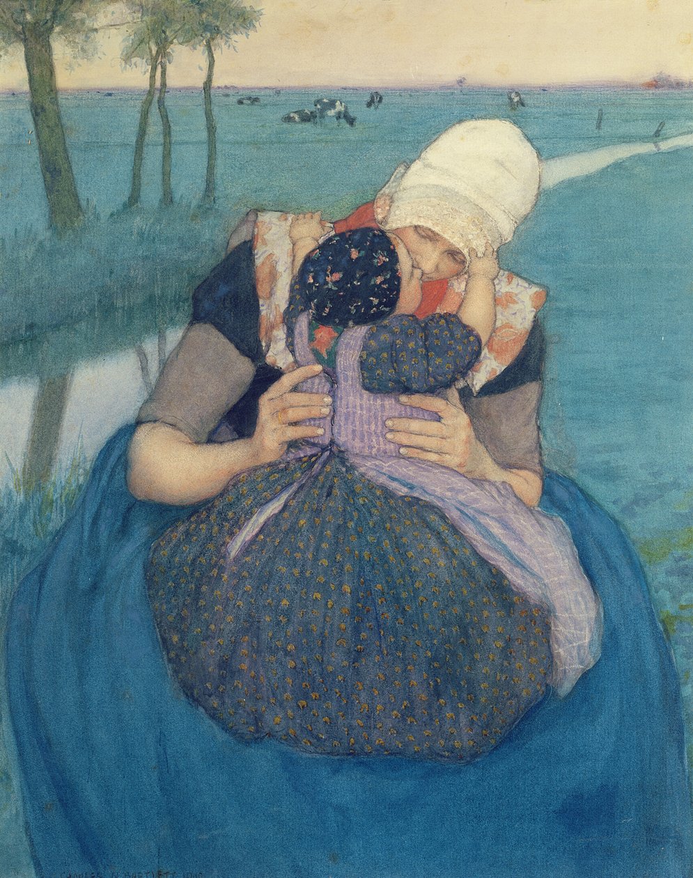 Mutter und Kind, 1900 von Charles William Bartlett