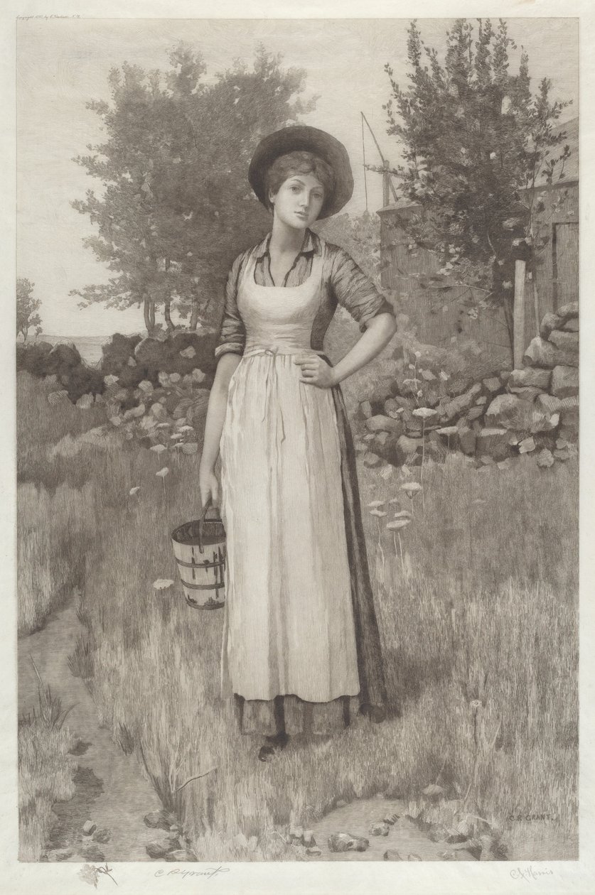 Ohne Titel (Bauerntochter) von Charles X. Harris