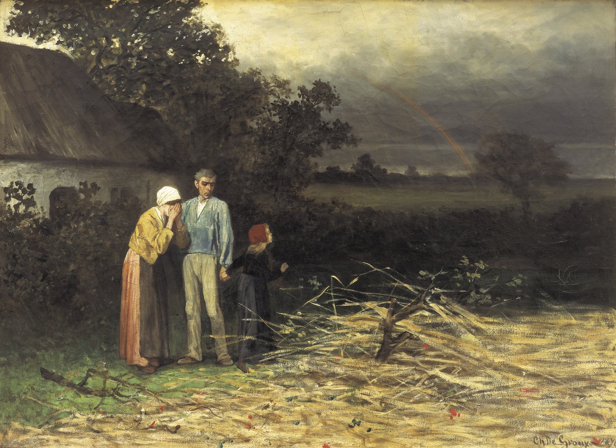 Die verlorene Ernte von Charles de (1825 70) Groux