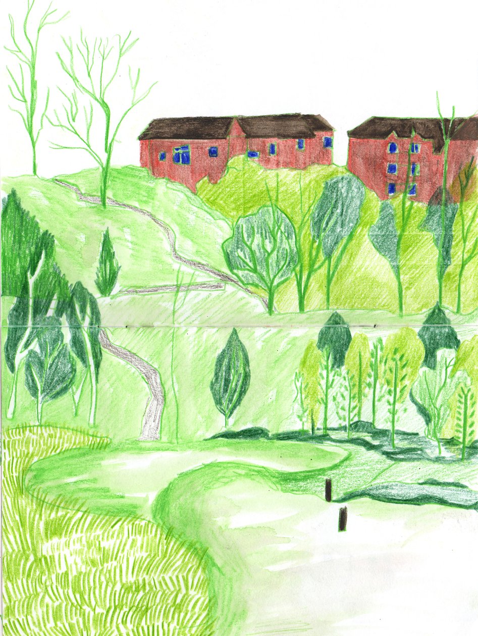 Golfplatz, 2021 von Charlotte Orr