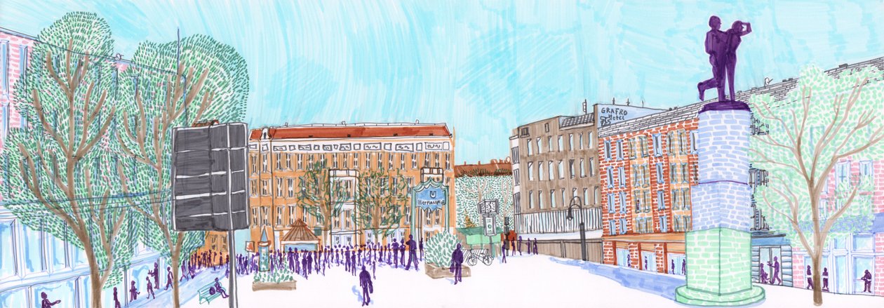 Hermannplatz von Charlotte Orr
