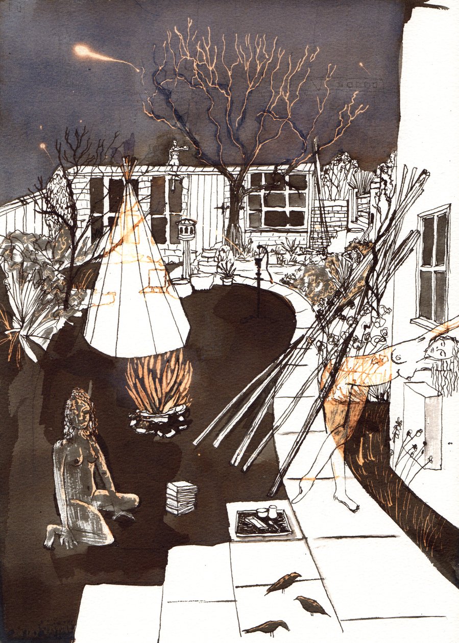 Elfen im Garten von Charlotte Orr