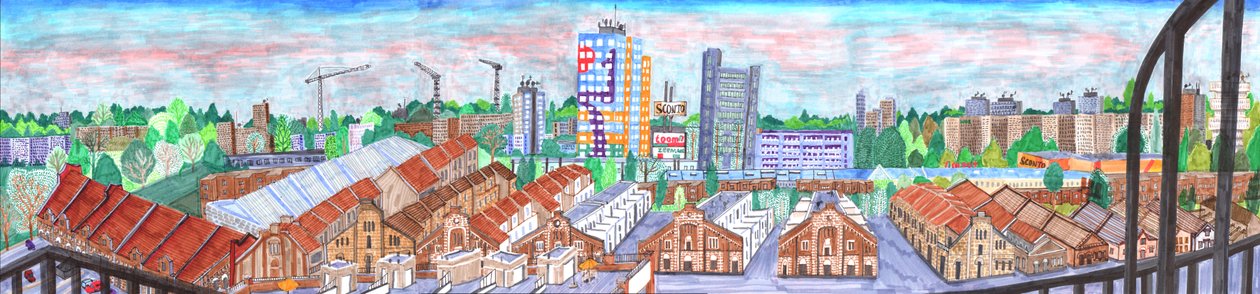 Storkower Straße, 2017 von Charlotte Orr