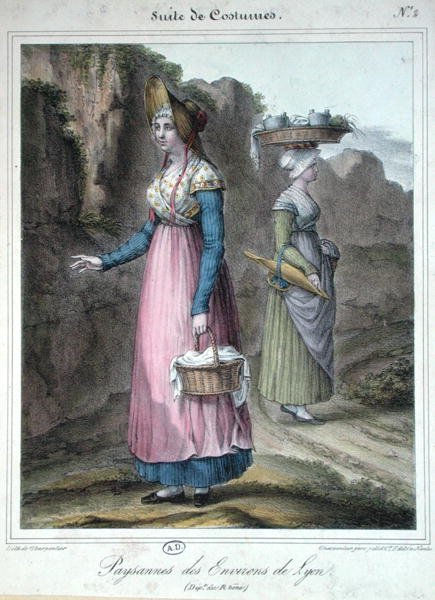 Bauernkostüme aus der Gegend von Lyon von Charpentier