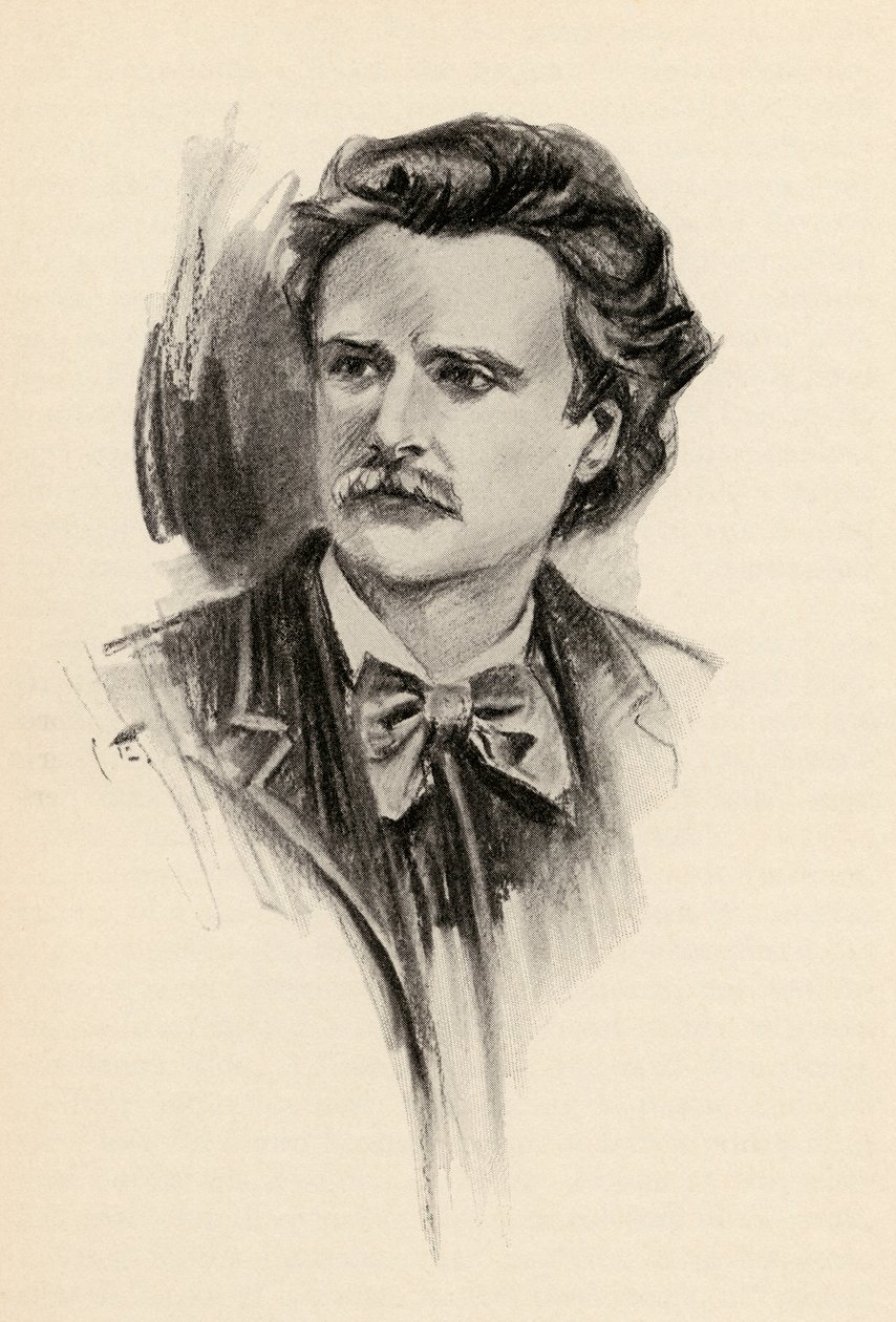 Edvard Grieg (1843-1907) Illustration aus 