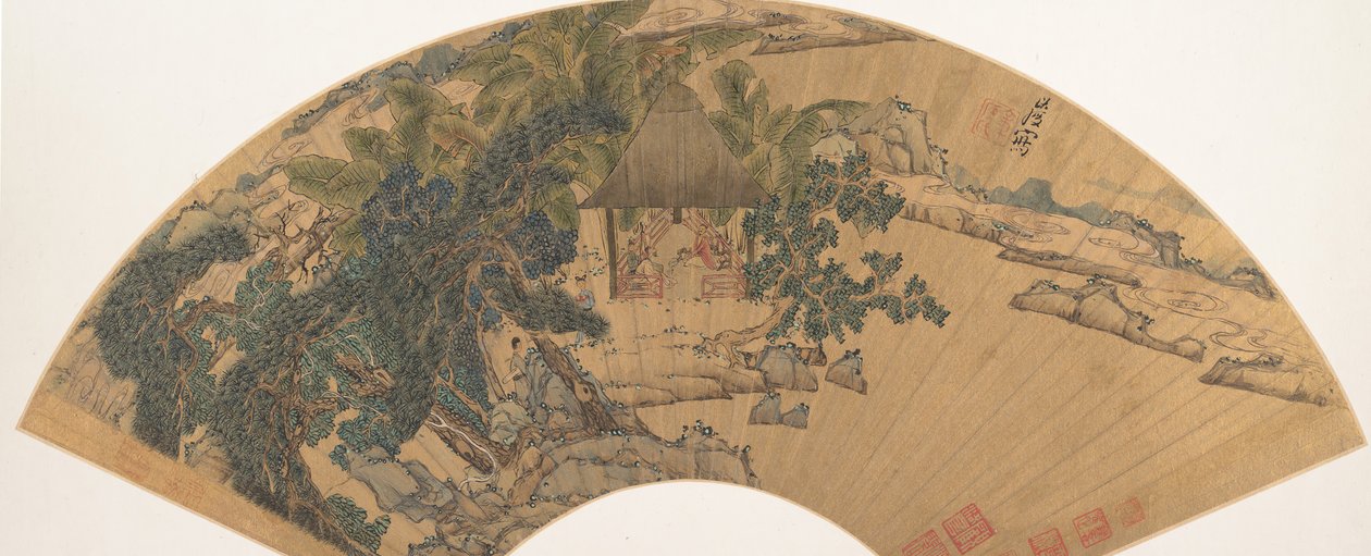 Landschaft, Mitte des 17. Jahrhunderts von Chen Hongshou