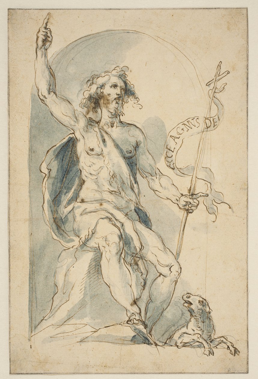 Johannes der Täufer von Cherubino Alberti