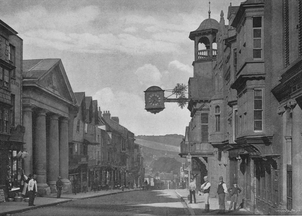 High Street, Guildford, um 1896 von Chester Vaughan