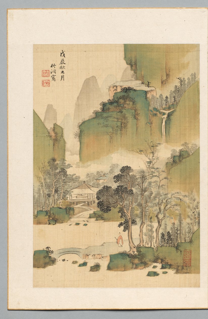 Landschaft, 1808 von Chikuto Nakabayashi