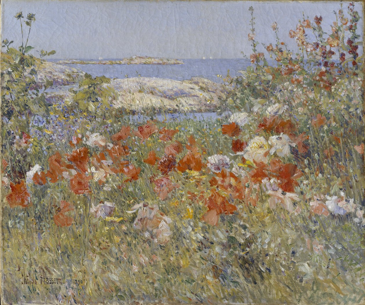 Celia Thaxters Garten, Isles of Shoals, Maine, 1890 von Childe Hassam